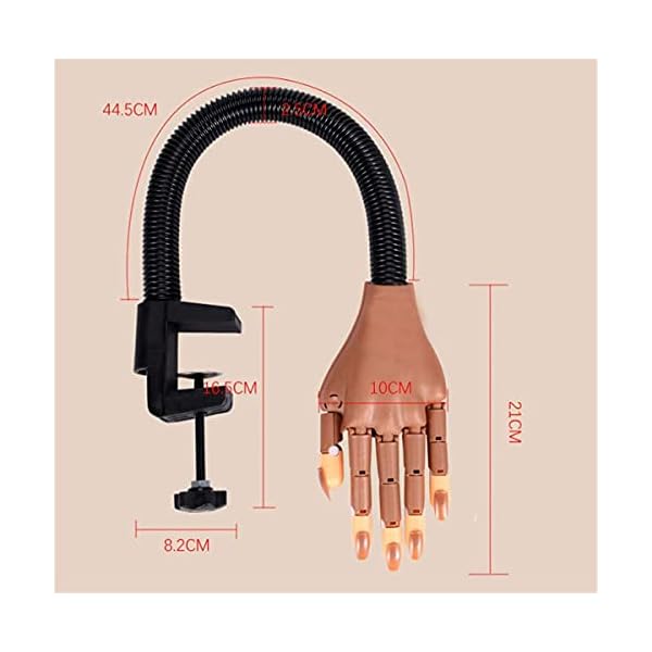 Übungshand Für Acrylnägel – Professionelles Nageltraining Mit 100 Nagelspitzen