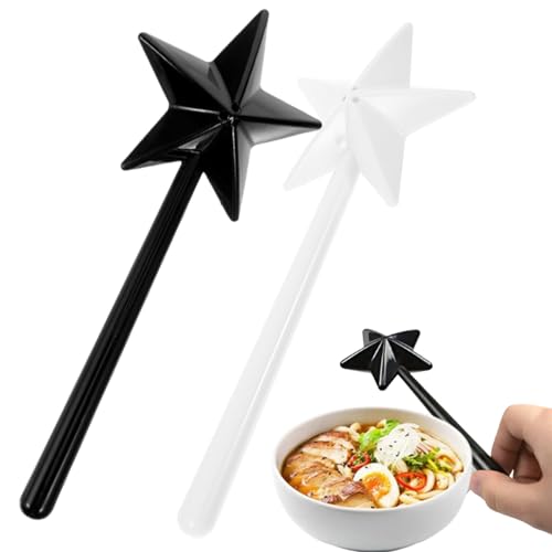 Magisches Gewürzstreuer-Set,Sternen-Zauberstab Salz- und Pfefferstreuer, Nachfüllbare Magische...