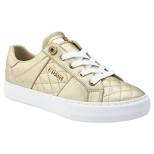 GUESS Femme Loven Basket, doré, 37.5 EU