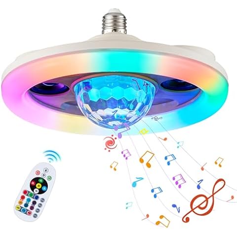 HARPER LIVING RGB E27 LED Bulb with Speaker Cover