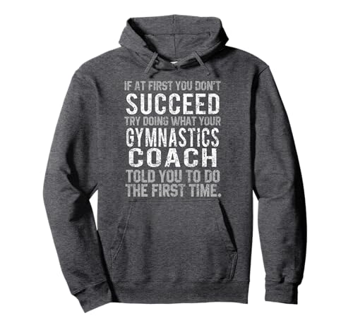 Gymnastics Coach Gift Pullover Hoodie