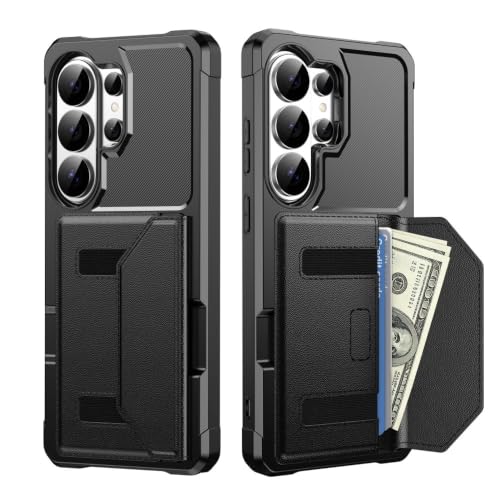 Housse cuir Samsung Galaxy S24 Plus noire pour protéger des rayures