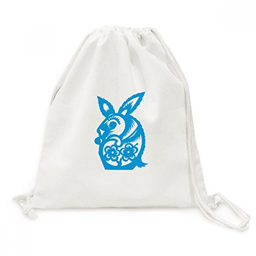 Sac shopping lapin zodiaque chinois le cadeau parfait pour les voyageurs