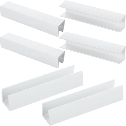 6 piezas de refuerzo de puerta para puertas Material de cercas de mascotas fácil de instalar Seguridad óptima para diseño en forma de U en interiores