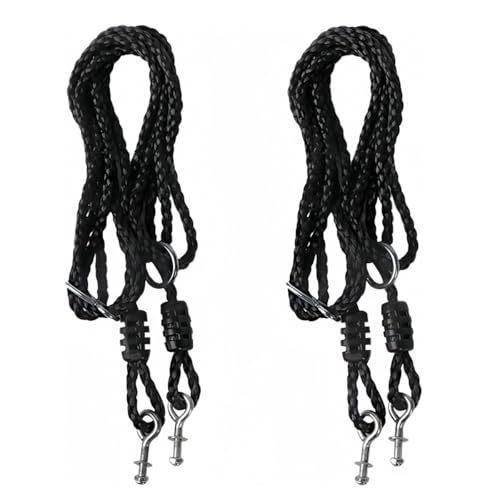Ymeibe Saucer Tree Swing - Multi-Strand Ropes Replacement Support 700 lbs 80 inch Length Adjustable - Pack of 2