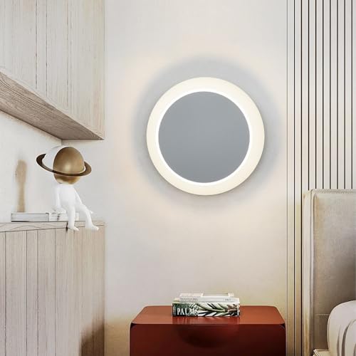 Iluminación Interior Sin Sombras con Apliques de Pared Blanco 24cm