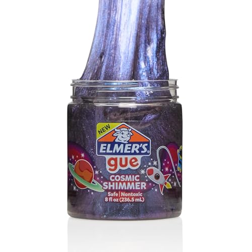 Elmer's GUE Premade Slime Variety Pack - Clear, Scented & Glitter Slime, 4 Count