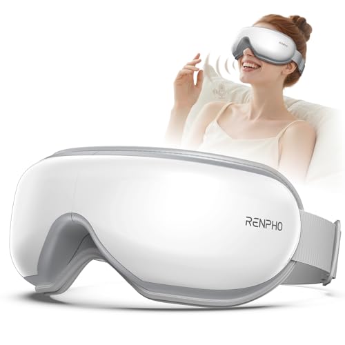 Image of RENPHO Eyeris 1V Eye Massager with Voice Control, FSA Eligible HSA, Heated Smart Eye Mask with Bluetooth Music for Dry Eyes, Birthday Gifts for Women & Men, Graduation Gifts for Students