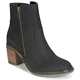 Cuir, cuir, cuir, caoutchouc, 12.0, 6.0, fermeture éclair, bottes