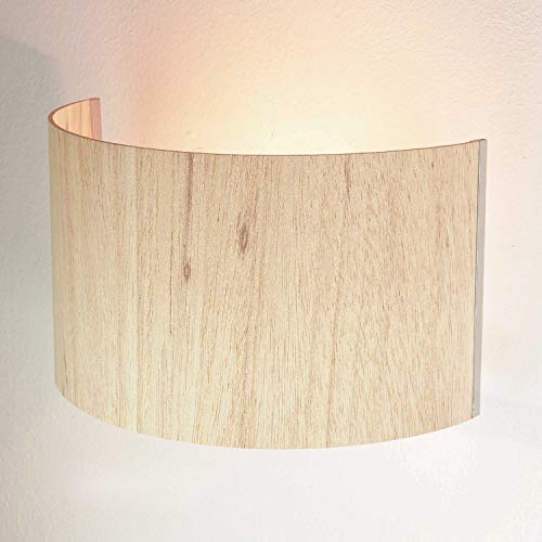 Applique bois moderne / 1x E27 jusqu'à 60 Watt/lampe salon Scandinave/nature/applique individuelle/chambre/éclairage intérieur