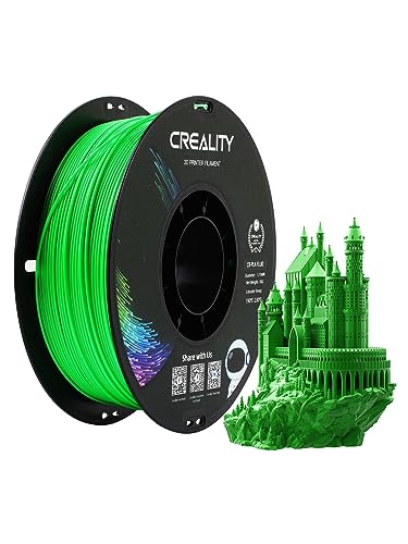 Image of Creality PLA Filament 1.75mm, 3D Printer Filament, 1.0kg (2.2lbs) Spool, No Warp Enhanced Toughness, Dimensional Accuracy ±0.03mm Printing Filament, for FDM 3D Printers (Fluorescent Green)