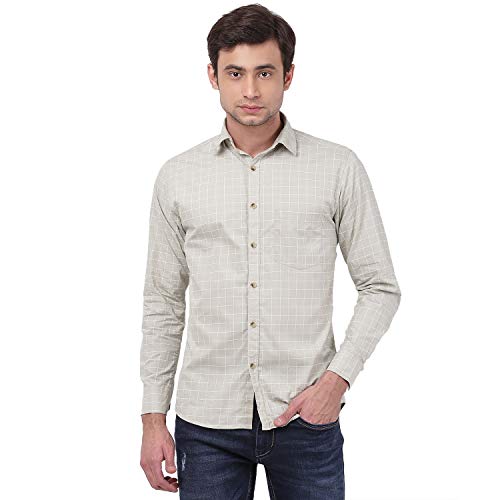 Image of TAHVO Men's Regular Fit Long Sleeves Cotton Formal Shirt