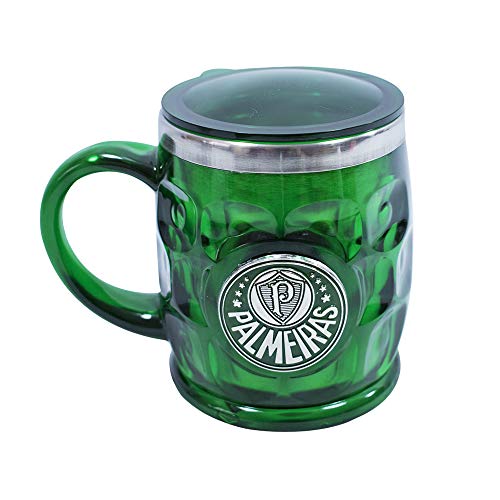 Caneca Térmica Brasão Metal 500ml - Palmeiras