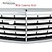BUFEETERS Front Bumper Upper Grille Fit For 2014 2015 2016 2017 2018 2019 2020 Mercedes Benz S-Class W222,MayBach Style,Chrome&Black