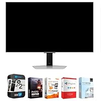 Samsung 32&quot; Odyssey OLED G8 (G80SD) 4K UHD 240Hz 0.03ms Smart Gaming Monitor Bundle with Tech Smart USA Elite Suite 18 Standard Editing Software Bundle + 2 Year CPS Enhanced Protection Pack