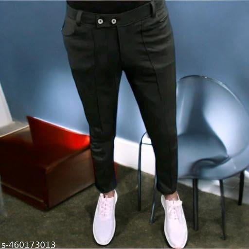 Image of Men's Lightweight Solid Trouser with Soft Fabric