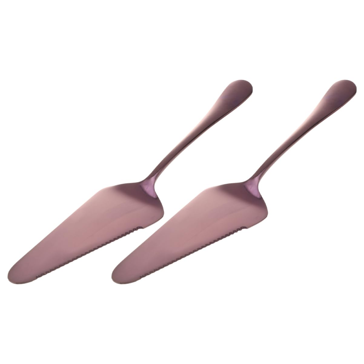 Cabilock Set of 2 Cake Shovels Stainless Steel Pizza Spatula Triangular Pie Server for Baking