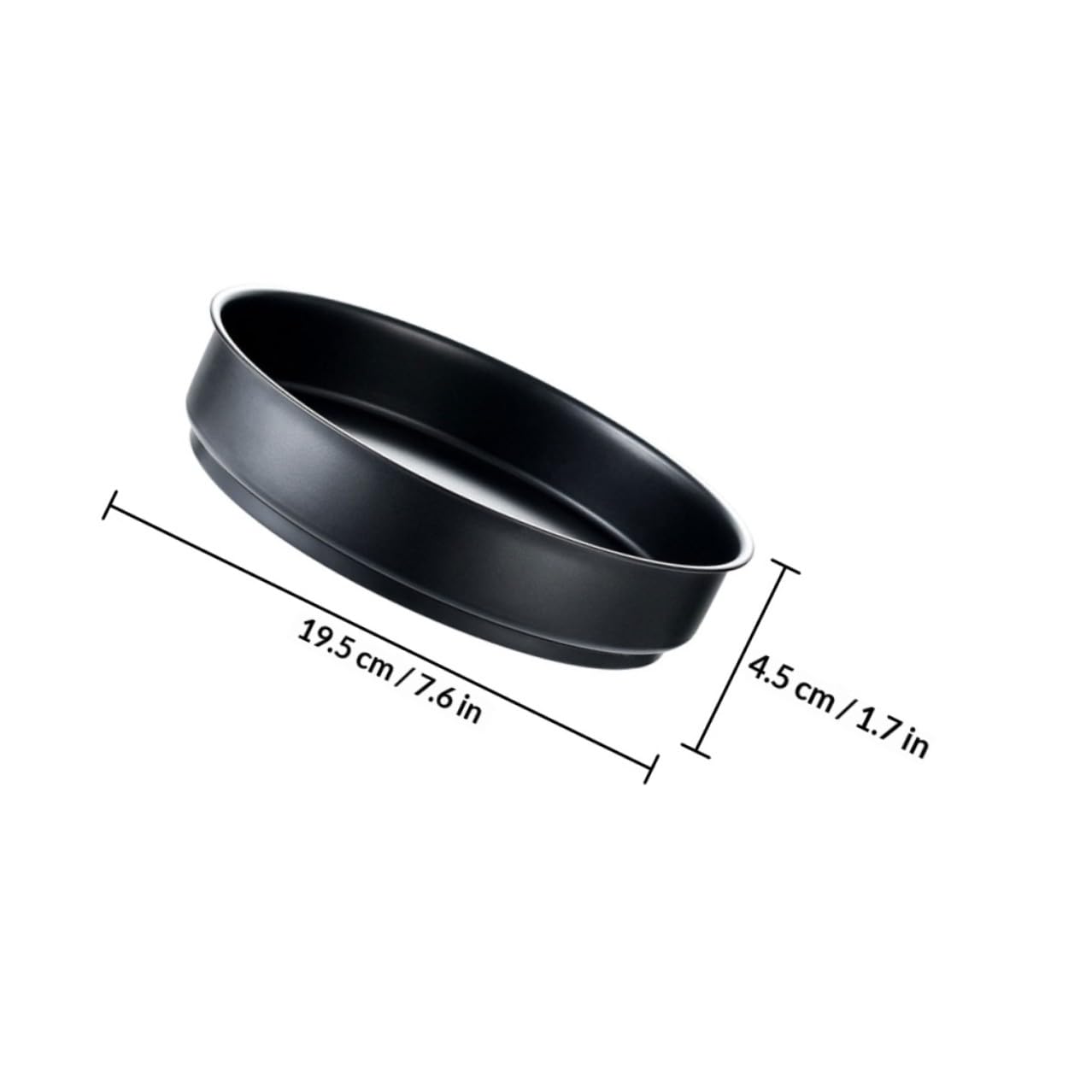 BESPORTBLE 2 Vassoi Porta Spezie Rotanti in Acciaio Inox Nero, Organizer Girevole da Tavolo per Condimenti e Accessori Cucina, Vassoio Portaoggetti Multifunzionale Salvaspazio per Uso