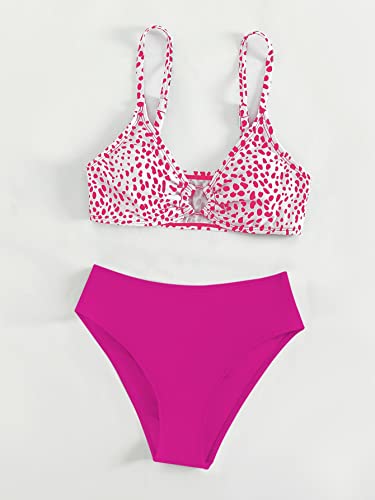 Image of SOLY HUX Girl's Floral Print Bikini Bathing Suits 2 Piece Swimsuits