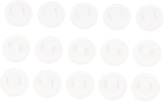 20pcs Transparent Socket Covers for Electrical Safety Covers for Easy Installation and Shock Prevention