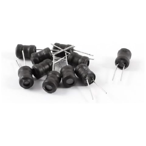 sourcingmap 10 Pcs 20MH Radial Inductors Cover