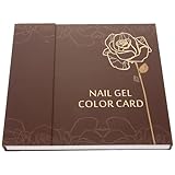 Catalogo di smalti polacchi: prendilo come un libro, facile da aprire e chiudere, facile da riporre, mostra i disegni di nail art o gli smalti per le clienti, catalogo di campioni di colore