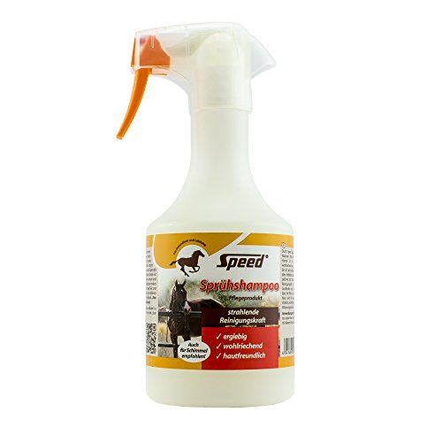 Speed  Spray de champú  löst festsitzenden Suciedad para un Aspecto Sana de Caballo (500 ml)