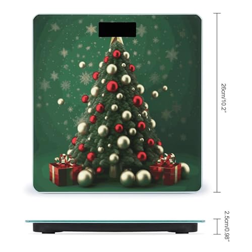 Báscula digital redonda para baño con pantalla grande miniatura 2
