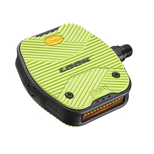 Look Cycle - Pedales de Bicicleta Geo City Grip - Pedales Planos - Seguridad Antideslizante - Innovador Activ Grip Rubber - Pedal de Bicicleta Urbana de Alto Rendimiento Premium - Lima