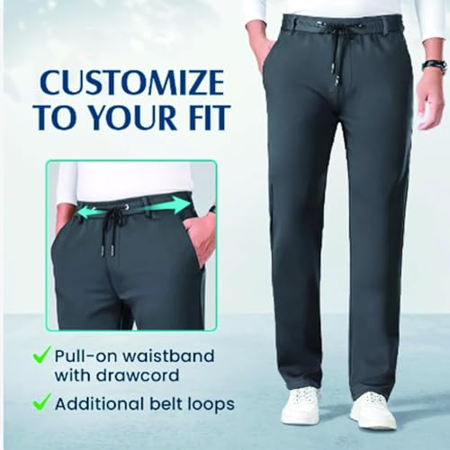 Palcomfy Pants, Maidenfit Mens Pants,Glidepants - Unisex Quick Dry Pull-On Stretch Pants, Stretch Straight Fit Pants3