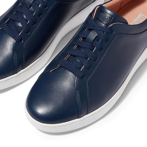 Image of FitFlop Womens Rally Leather Sneakers
