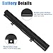QIOUZW PA5185U-1BRS Laptop Battery for Toshiba Satellite C55 C55D C55T S55 S55T L55 C50-B L55T L55D C55-B C55-B5200 C55-B5299 C55-B5300 C55-B5302 E45-B4100,P/N: PA5184U-1BRS PA5195U-1BRS PA5186U-1BRS