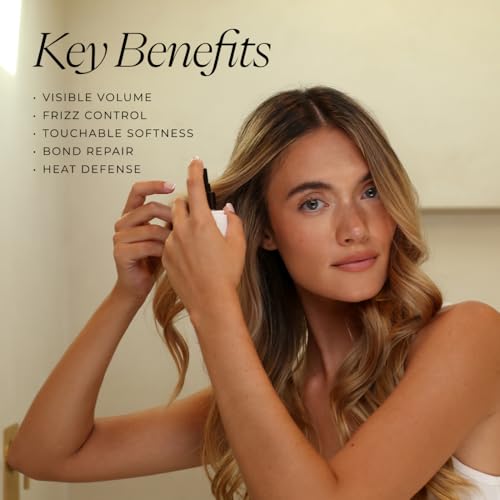 Image of LolaVie Peptide Plumping Volume Conditioner - 24 oz - Fine, Thin Hair Types | 5x Fuller Volume - 72 Hours of Long-Lasting Lift - Hydrates & Smooths with Hyaluronic Acid - Color Safe