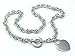 LADIES HEART TOGGLE TAG LINK NECKLACE CHAIN STAINLESS STEEL 316L
