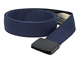 CINTURÓN TÁCTICO MILITAR AJUSTABLE: Cinturón de nylon 100% de alta calidad. Cinturón sin agujeros y hebillas extraíbles que es fácil de recortar a medida. Cinturones para hombres circunferencia de cintura por debajo de 45 Inch. La longitud total es de 125 cm (49,2 Inch), el ancho de la correa es de 3,8 cm (1,5 Inch). Longitud de la hebilla: 5 cm (2 Inch), ancho de la hebilla: 4.7 cm (1.85 Inch)