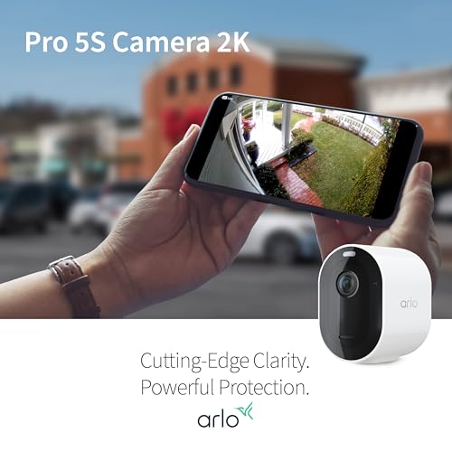 Arlo Pro 5S - Wireless Security Camera 2K HDR - 4 Cameras, White - image 8