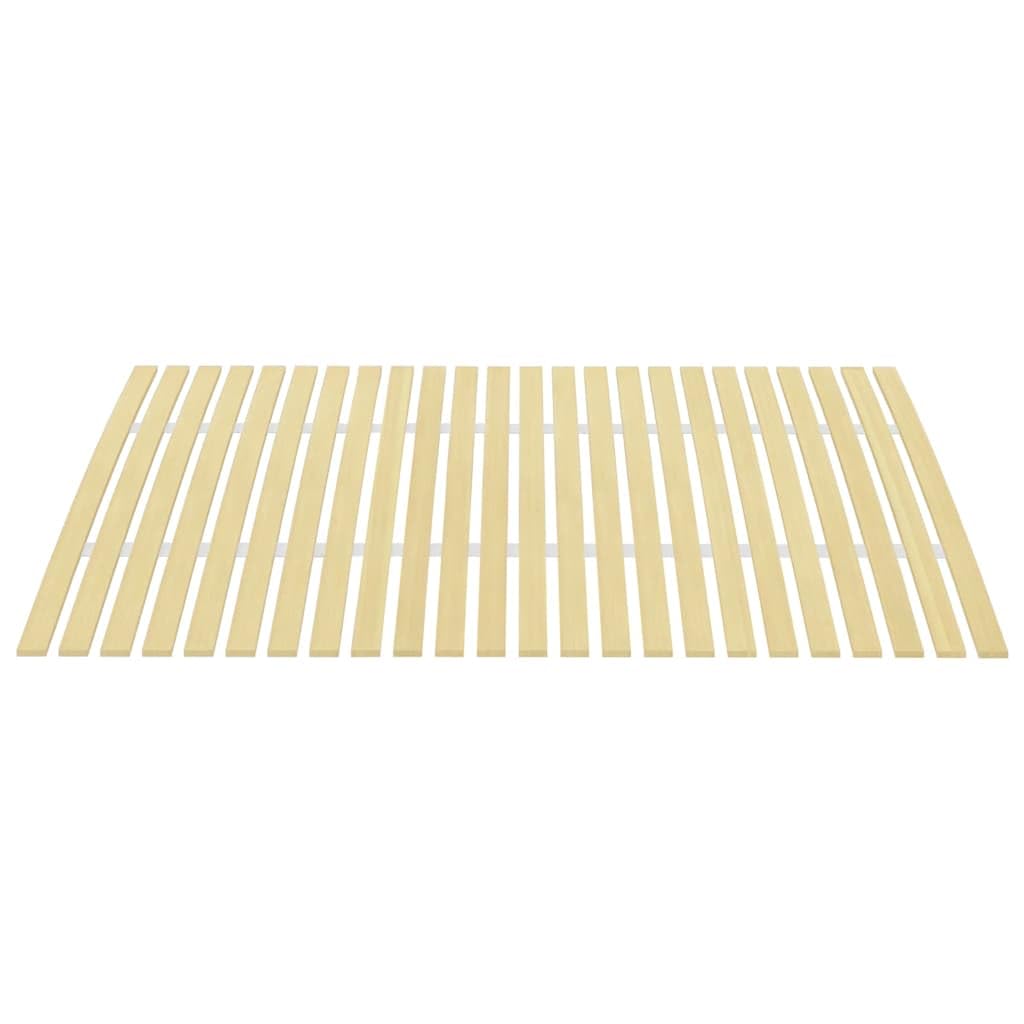 Doghe elastiche in legno di pioppo da 12 mm supporto universale per letti | Rete di ricambio per letto con 24 doghe 120x200 cm, supporto doghe in legno di pioppo pieghevole materasso, base elastica per
