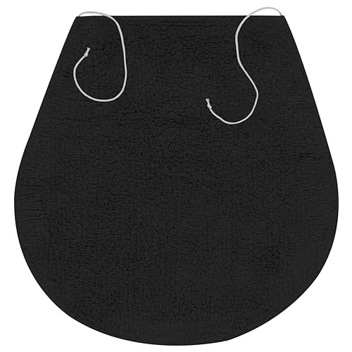 Gecheer Badematten-Set 3-TLG.| Badezimmer Teppich Set | Badematte mit Klosettumrahmung und WC-Vorleger aus Baumwolle | Badgarnitur Antistatisch Pflegeleicht – Bild 5