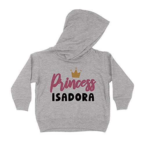 Princess Isadora Kids Hoodie Sweatshirt Toddler 5T Heather Grey