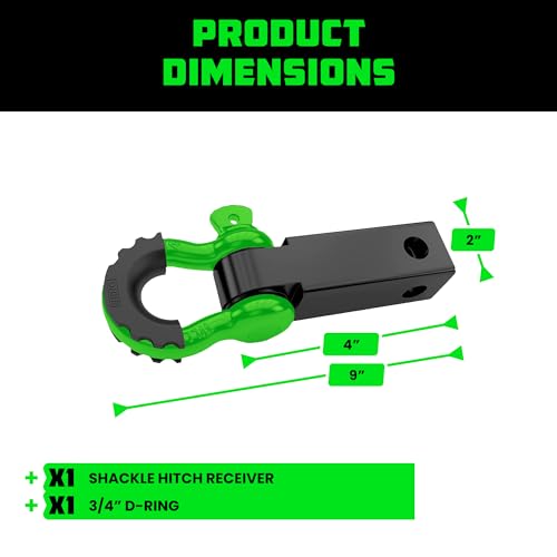 image for Rhino USA Shackle Hitch Receiver (Fits 2
