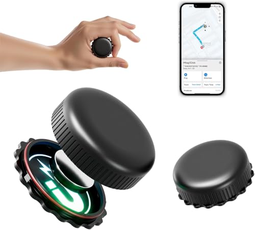 Image of Mini GPS Tracker for Vehicles No Monthly Fee,GPS Car Tracker,Strong Magnetic Car Vehicle Tracking Anti-Lost,Real Time Car GPS Tracker Work with iOS and Android Tracker Device for Vehicles