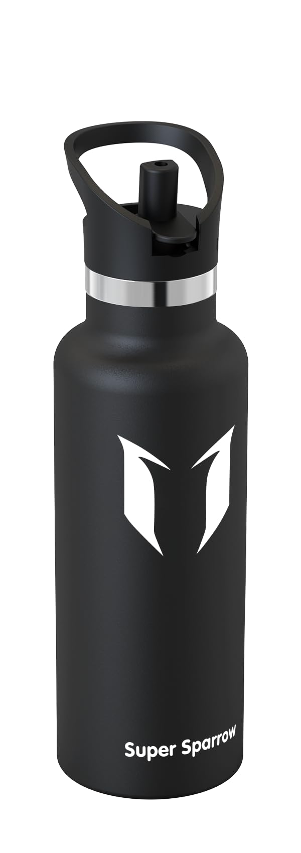 Sparrow Insulated Water Bottle Kids 500ml, FlipFlow Metal Water Bottles with Straw Lid, BPA Free
