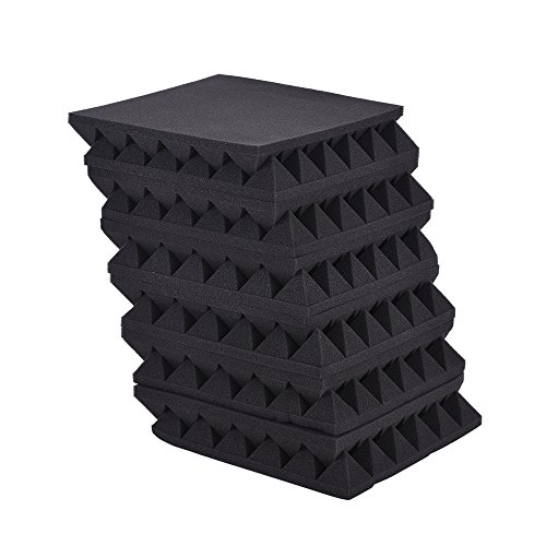 12 Pacote de Estúdio de Espuma Acústica Espuma de Painéis de Esponja de Absorção de Espuma De Isolam