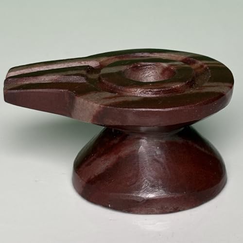 Image of Jaleri Yoni Base, Lingam Holder, Jalahari, Goripitham, Aadhar Saktipith Pitham Argha Stand Panapitham Hasta Kamal Base Jaleradhari For Narmadeshwar Shivling (3 Inch Multicolor Damru jaladhari)