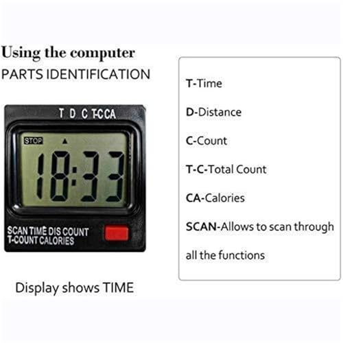 Ejercitador portátil con pantalla LCD y manillares miniatura 4
