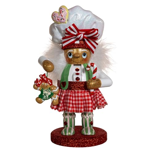 Kurt Adler 10-inch Hollywood Nutcrackers™ Gingerbread Baker Girl Nutcracker