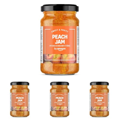 by Amazon Confitura De Melocoton, 454g (Paquete de 4)