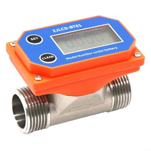 Débitmètre DN25 LCD numérique HpLive compteur de débit liquide en acier inoxydable - 2