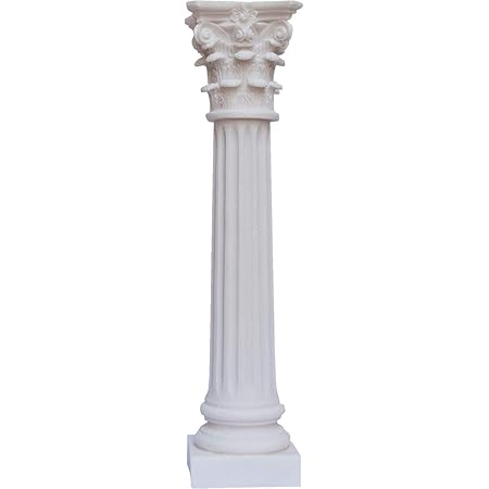 Colonna Corincia Antigua Statua Scultura Decorativa In Alabastro 21 Cm Amazon It Casa E Cucina