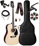Violão Giannini Folk Gdc-1 Ceq Ns + Capa Luxo, Suporte Ibox SPF E Acessórios